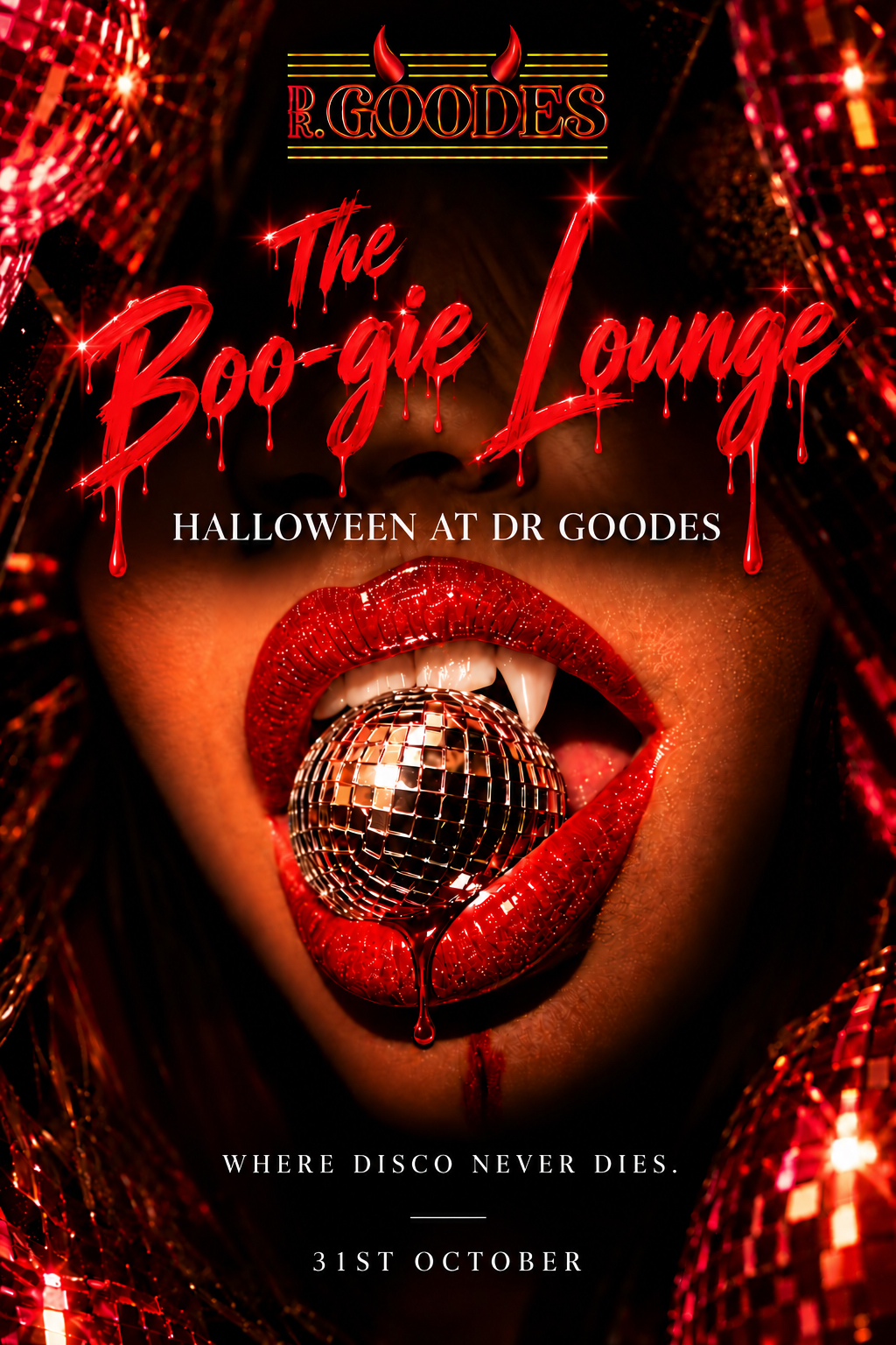 The Boo-gie Lounge Halloween at Dr Goodes — Saturday 31 October